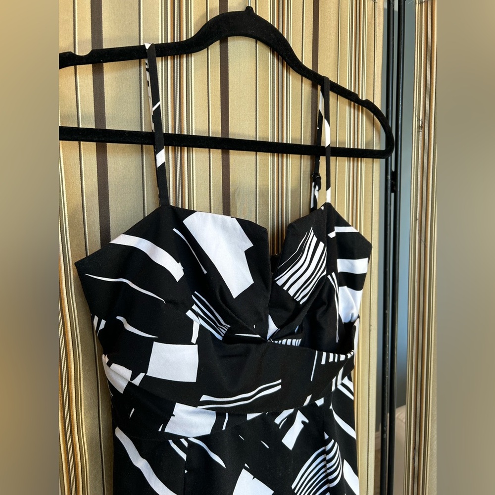 WHBM Geometric print dress